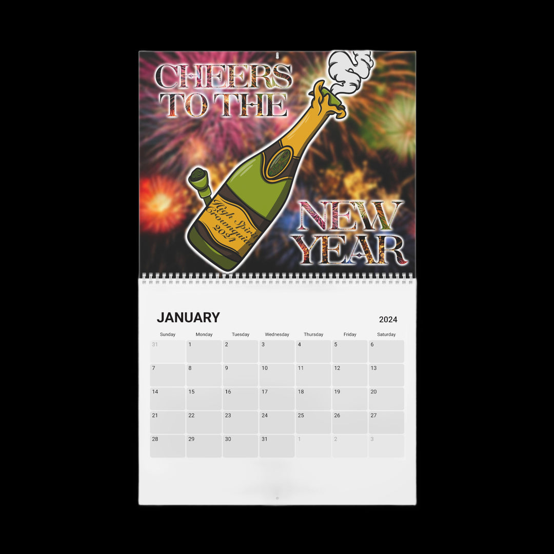 Crownquiat x High Spirit 2024 Calendar