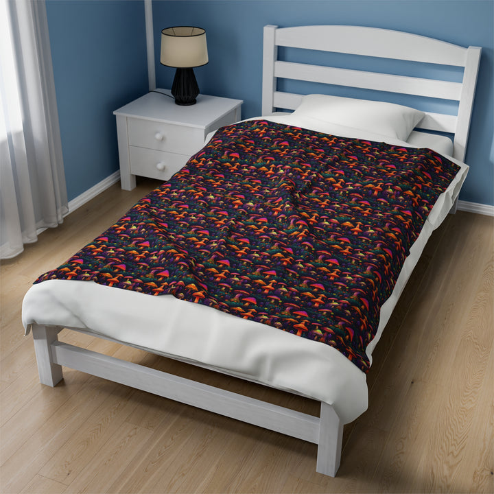 Floral Fungi Blanket