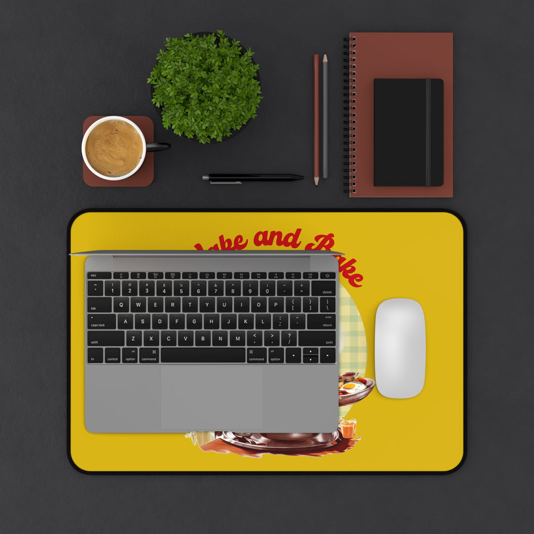 Wake and Bake Desk Mat