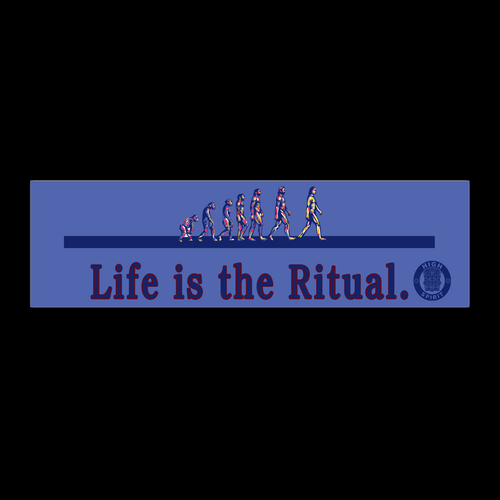 Life is the Ritual Bumper Sticker