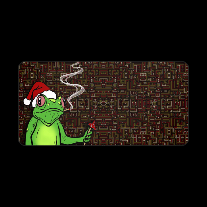 Froggy Clause Desk Mat