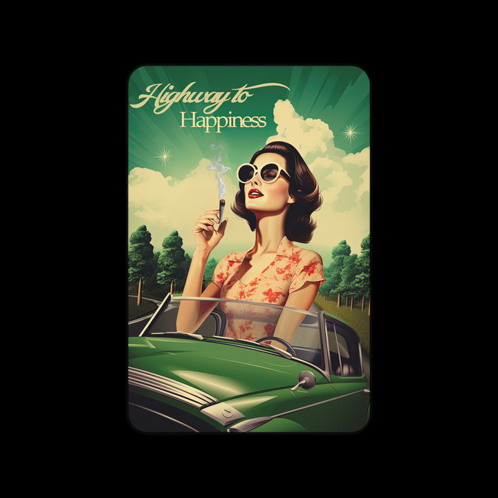 Highway to Happiness Desk Mat