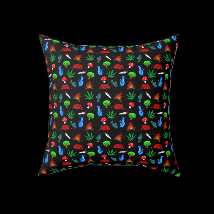 Toking in the Wilderness Square Pillow