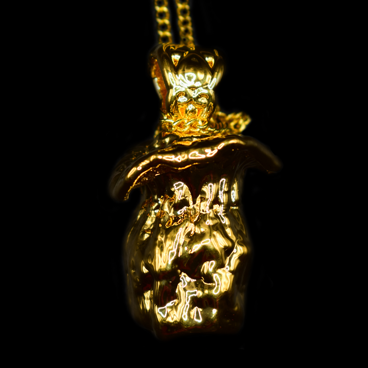 24k Gold Mushroom Pendant #3