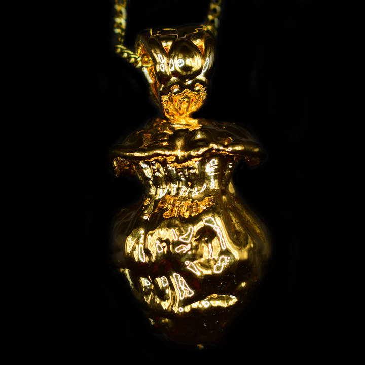 24k Gold Mushroom Pendant #5