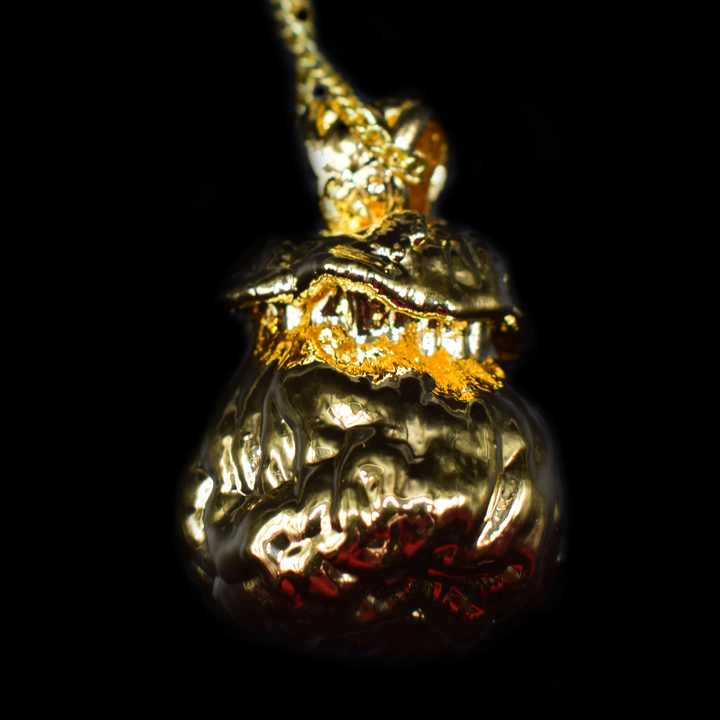 24k Gold Mushroom Pendant #8